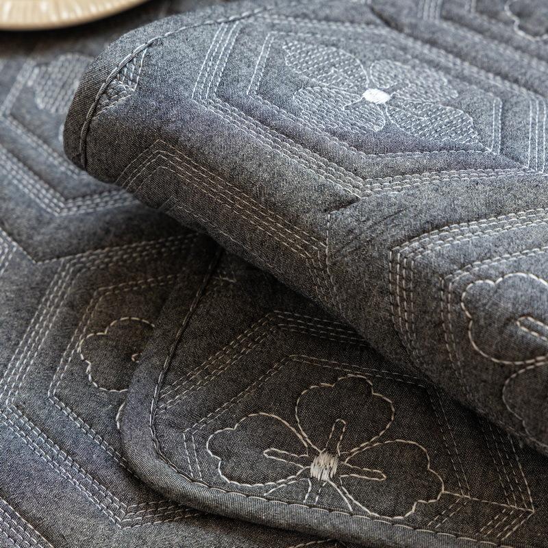 Straight-row Sofa Cushion, Cotton, Four-season Universal, Non-slip Leather Seat Cushion, Fabric Cover, New Cover Cloth