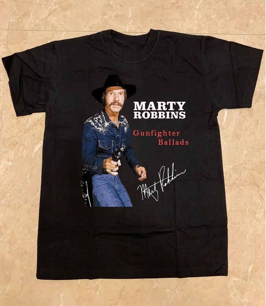 

Vintage Marty Robbins Gunfighter Ballads All Size S to 5XL SE014 Unisex T-Shirt S