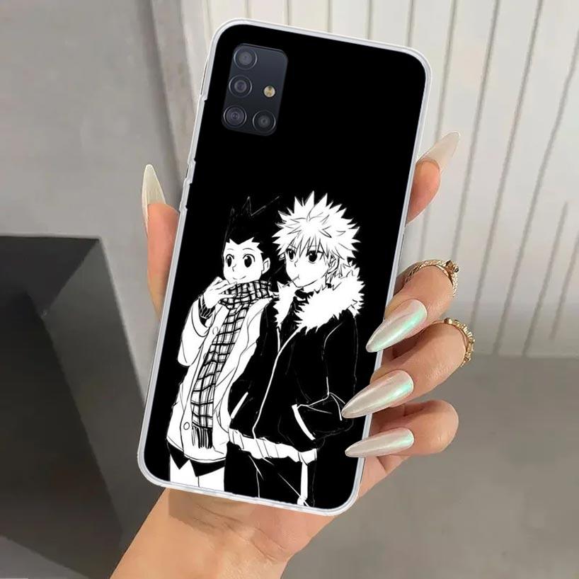 Black White Hunter HXH Phone Case for Samsung Galaxy A52 A32 A22 A12 A02S A50S A30S A10S Note 20 Ultra 10 Plus S10 A31 A20 A71 A