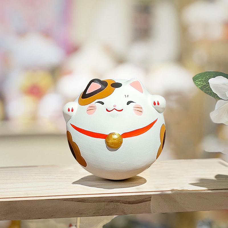 

Японский тамблер керамический Дарума ремесла мультяшный счастливый пес удача орнамент пейзаж домашний декор подарки фигурка украшения