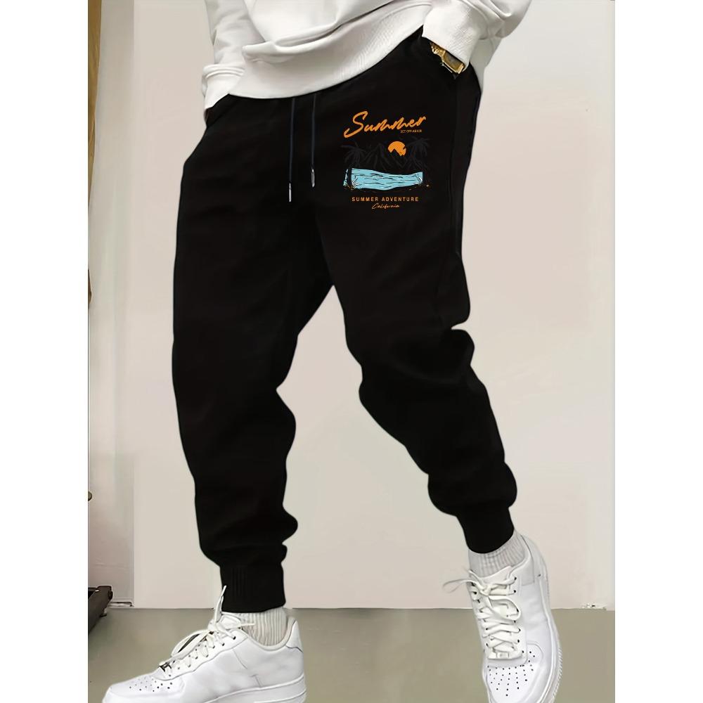 Summer Set Off Again California Prints Mans Sweatpants Comfy Long Pants Sports Basic Trousers Soft Elastic Waist Pant