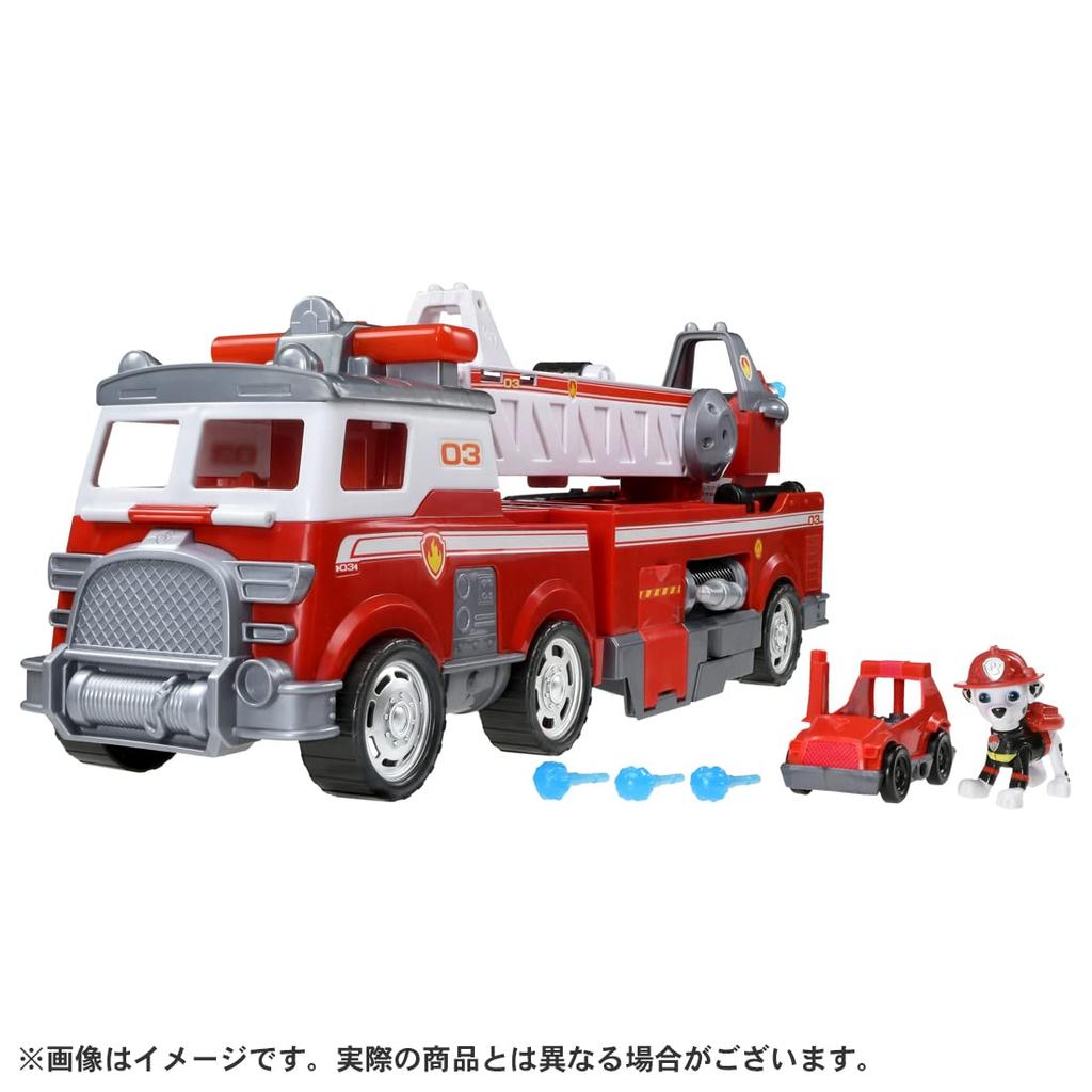 TAKARA TOMY Unisex Paw Patrol Ultimate DX Záchranné vozidlo Marshall Hasičské auto Ultimate