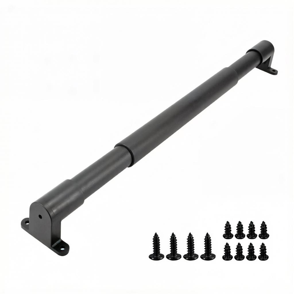RV Screen Door Handle – Durable Metal and Plastic Crossbar Adjustable – Universal Trailer Screen Door Protection Accessory – Fits Widths from 21.5“