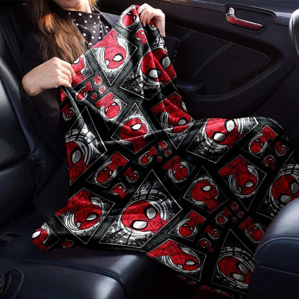 Spiderman Comic Blanket Soft Throw Blanket For Home Bedroom Bed Sofa Travel Office Solid Christmas Blanket