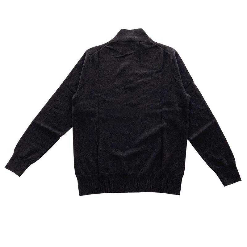Men's 100% Cashmere Half-Zip Sweater