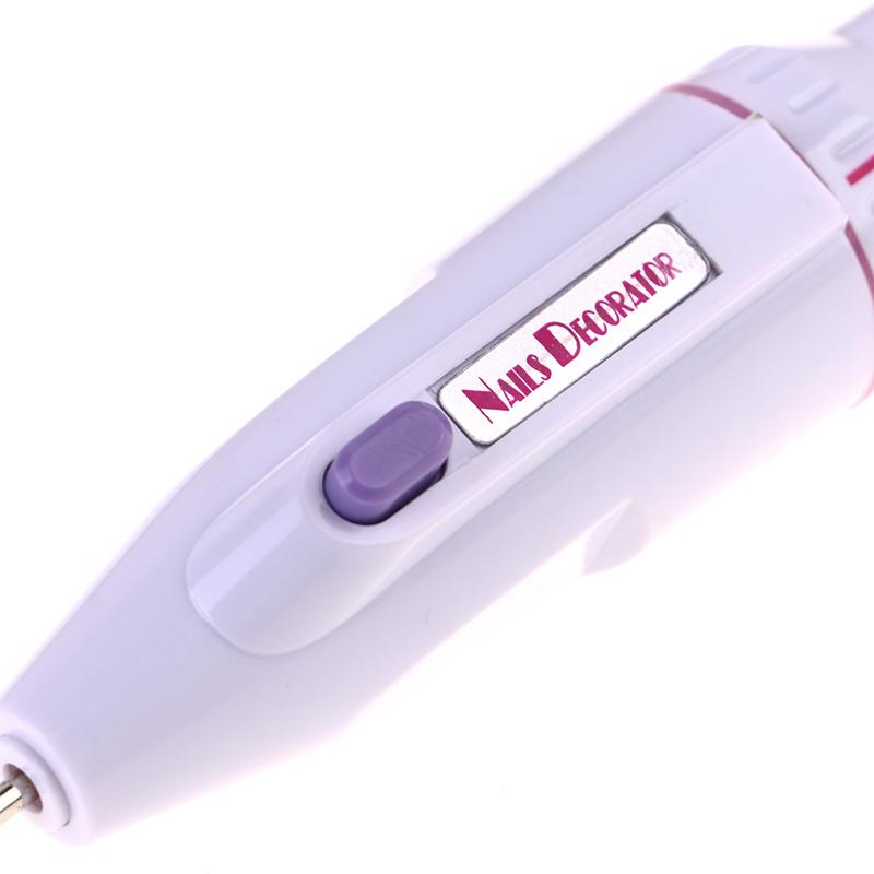 Electric Nail Drill Machine Kit Polish File Drills Bit Pen Manicure Tool