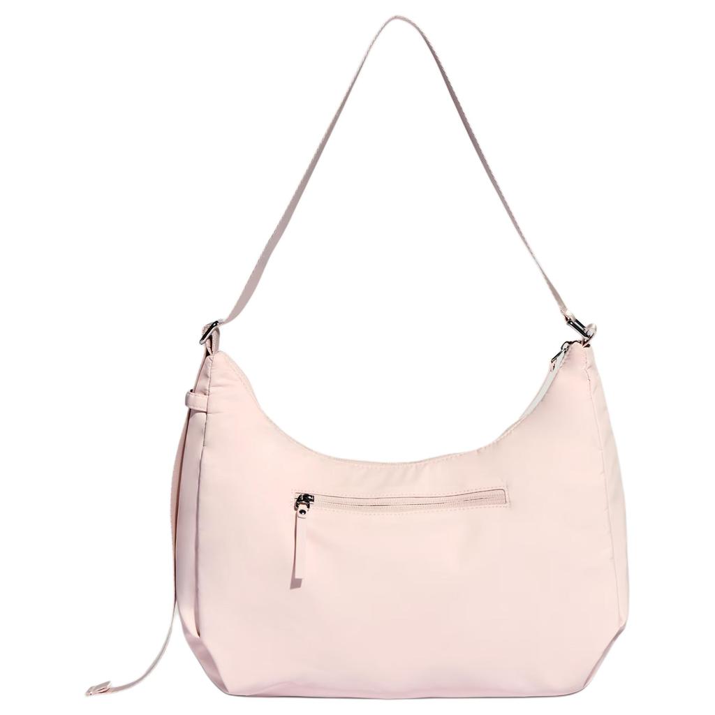 Adidas Matte Faux Leather Shoulder Bag Women's Pink KS5212