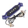 Acoustic Guitar Pickup 4 Strings Copper Coil Guitar Pickup Replacement for Practice and Performance GMB334 Blue Color