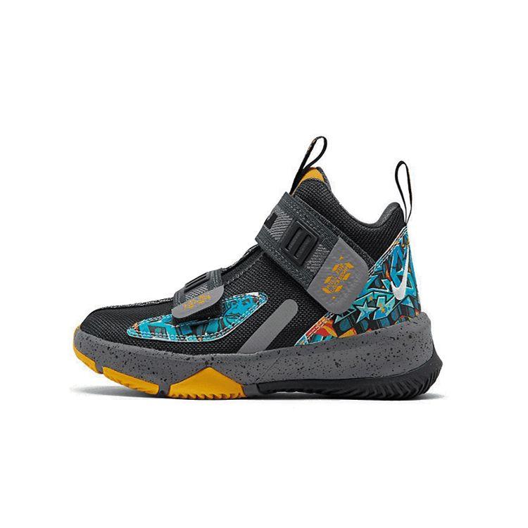 

Детские кроссовки Nike LeBron Soldier 13 BP Black University-Gold Gunsmoke AR7586-070