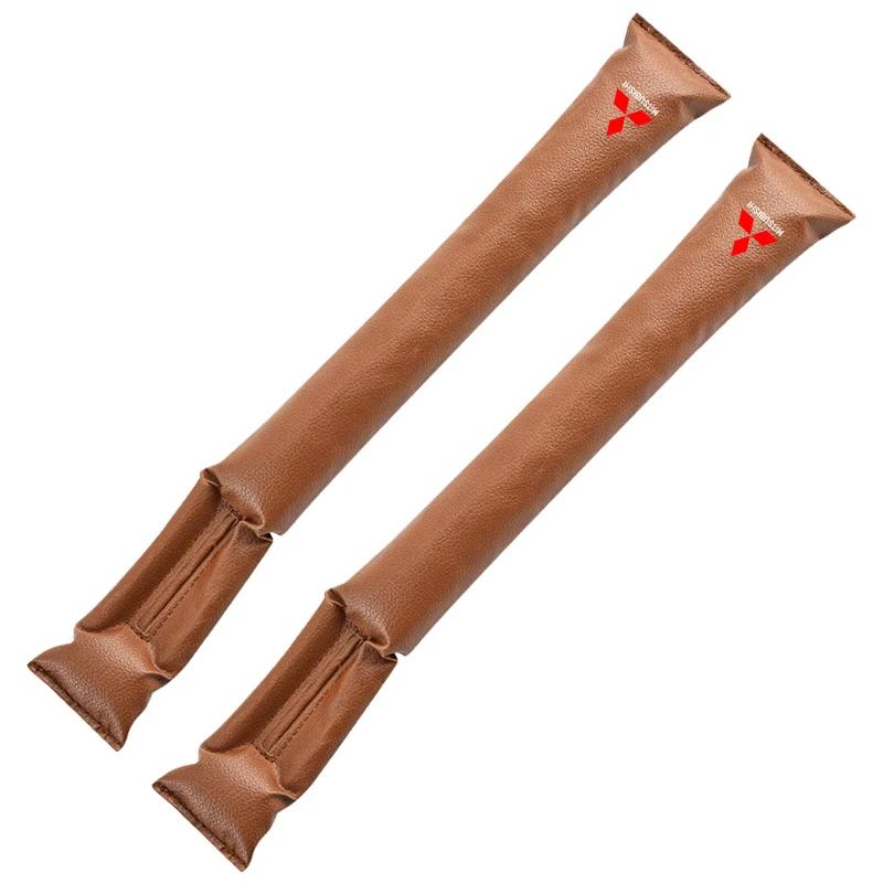 

Leather leak pads with car stuffing plug spacer For Mitsubishi Asx Lancer Outlander Pajero Ralliart Accessories Car Styling