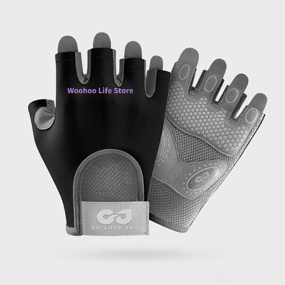 Half Finger Anti-Blister Cycling & Weightlifting Gloves Shock Absorbing Gym Workout Fitness Gloves for Men And Women