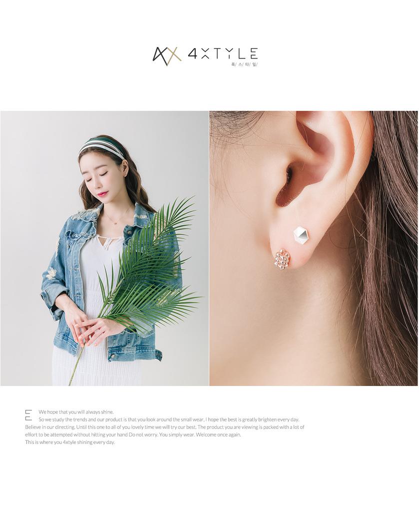 Silver Mini Hexagon Earrings, Silver Earrings, Hexagon Earrings, Hexagon Earrings, Silver Hexagon Earrings