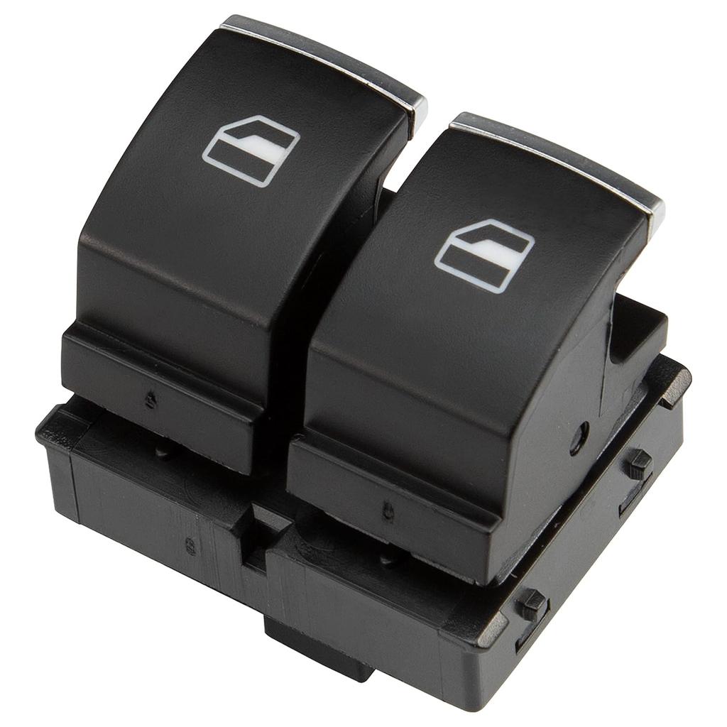 2 Door Front Left Master Window Switch Fits Golf MK5 MK6 GTI Passat B6 | for OE 5K3959857 5K3959857A 5K3959857B Also fits Eos Rabbit models Restores