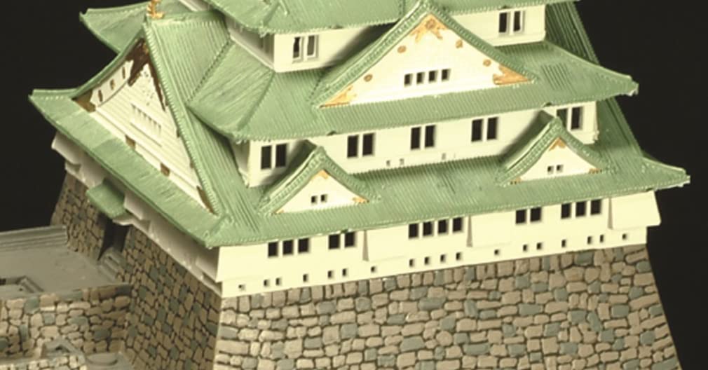 Doyusha 1/350 Japanese Castle Standard Osaka Castle Plastic Model S-22 Molded Color