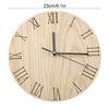 Wooden  Analog Display Decor Garden Hallway Outdoor Hanging Wall Clock (33cm)