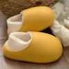 New Slippers Women Winter Soft Fluffy Waterproof Cotton Shoes for Home Thick Sole Slippers Cozy Warm Flats Non-Slip Shoe