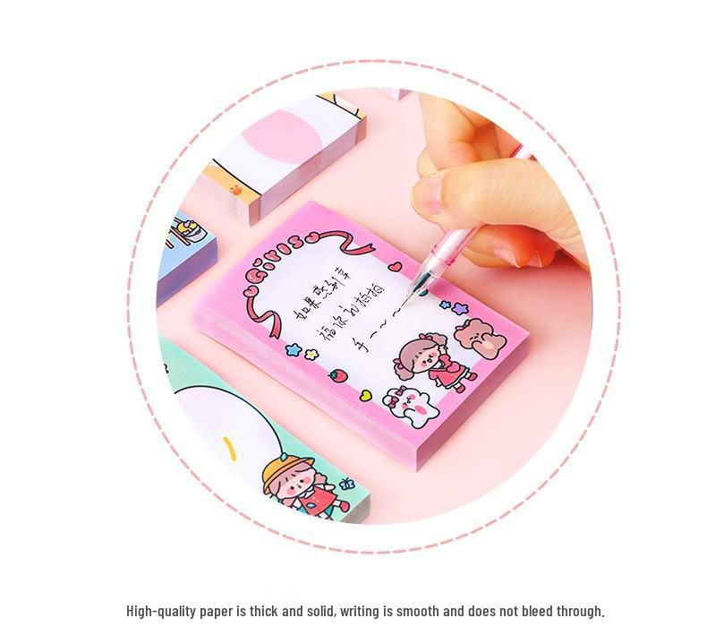 Creative Cartoon Sticky Notes for Kids - Third Grade Back-to-School Rewards and Gifts