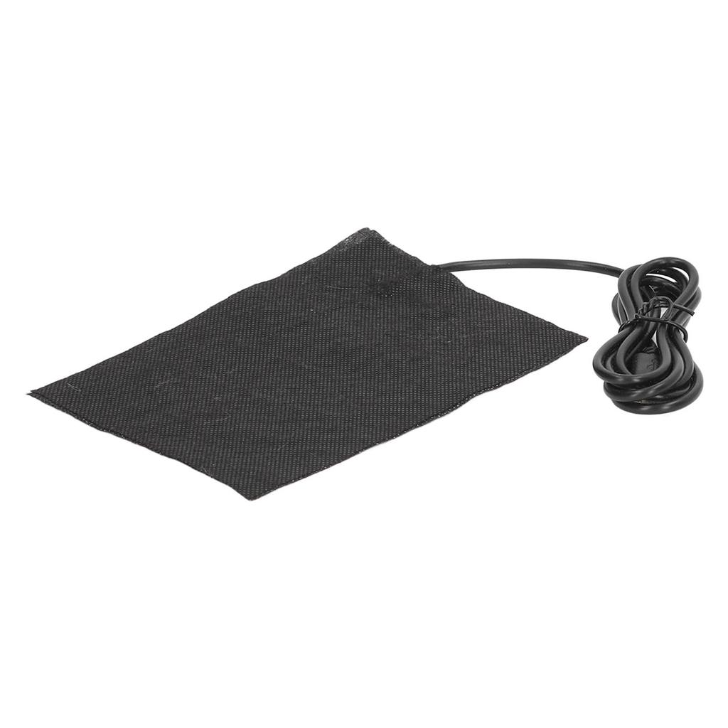 Heating Pad 10x15cm 60℃ Temperature Quick Heating Folding Cloth USB DC 5V for Home Office