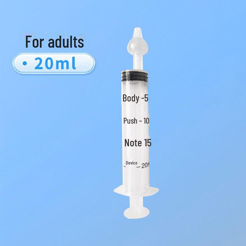 Huayue Nasal Irrigator: Silicone Wash & Suction Device for Adults & Children