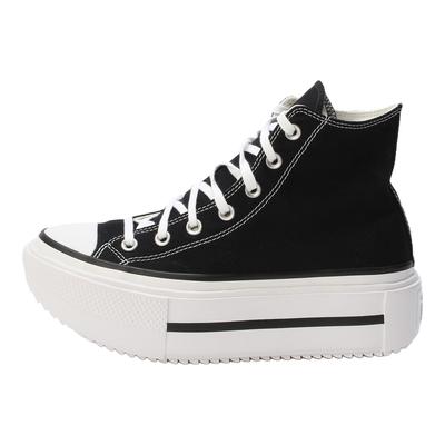 Chuck Taylor All Star Lift Double Stack High Black White Unisex Sneakers A12975C