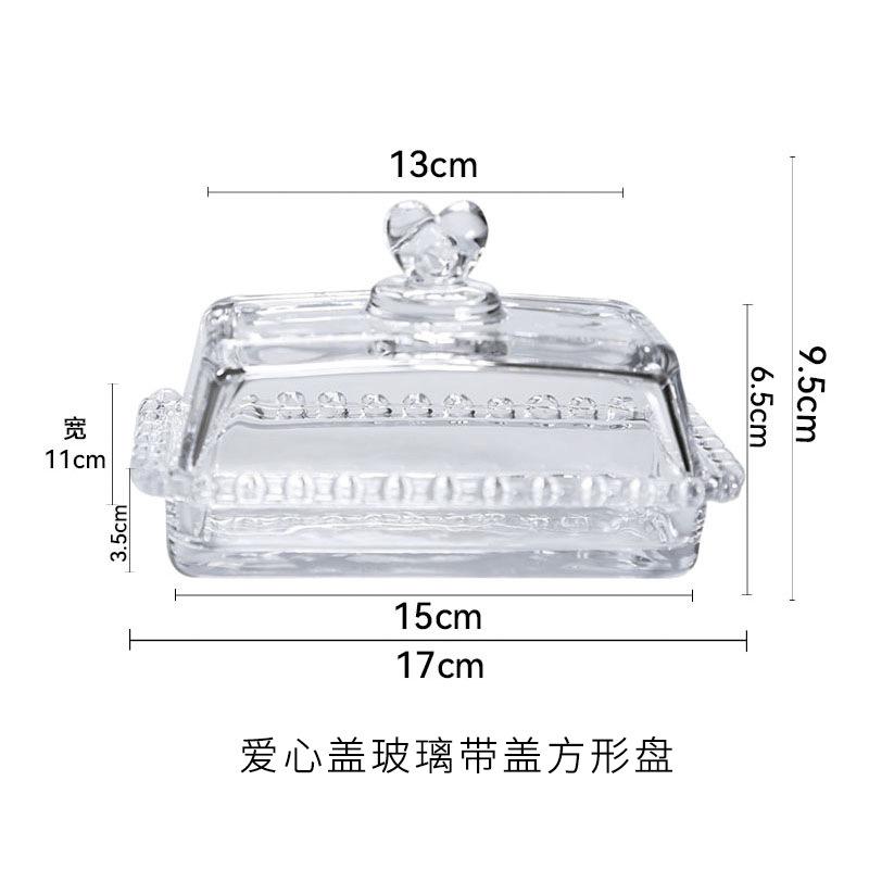 

Стеклянный поднос для торта с крышкой Тарелка для хлеба Десертная тарелка Подносы для демонстрации димсамов Стеклянный поднос Форма для торта Подставка для торта Масленка Миска