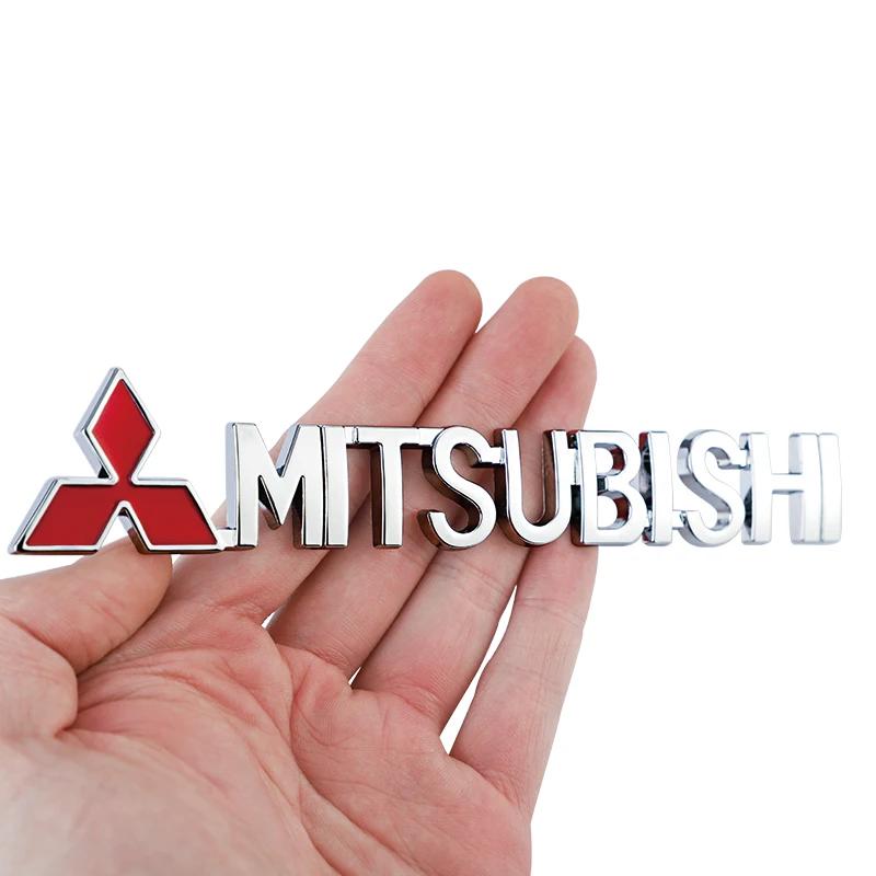 Logo Styling Emblema Distintivo Adesivo Decorativo Lettere Metalliche 3D Per Mitsubishi Eclipse Lancer Outlander ASX Colt I200 Star