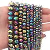 1 Strand Rondelle Faceted Crystal Beads Colorful Glass Loose Bead For Jewelry Making DIY Bracelet Necklace Supplies 3/4/6/8/10mm