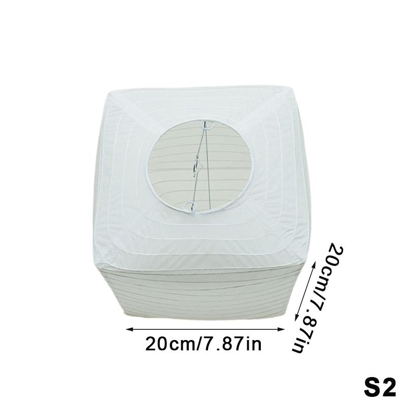 

Hand-Painted Square Paper Lanterns Diy Foldable Hanging Decor Without Candles For Indoor/Outdoor Parties, Weddings, Home Garden S2