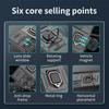 Capa For Xiaomi Redmi 13C 4G Case Car Magnetic Ring Holder Armor Phone Case For Redmi13C Redmy 13C 13 C C13 Lens Protector Cover
