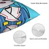 Virtual Singer Mesmerizer Kasane Teto Square Pillow Case Kawaii Cushion Cover Zippered Decorative Pillowcover for Sofa 40x40cm