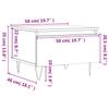Coffee Tables 2 pcs High Gloss White 50 x 46 x 35 cm Particleboard
