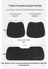 All-Season Universal Car Seat Cushion - Breathable, Anti-slip Ice Silk Cover for Rear Seats