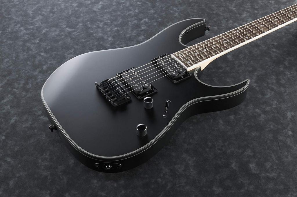 Ibanez RG421EX-BKF Electric Guitar, black flat