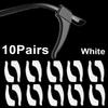 20pcs Anti-slip Silicone Ear Grip Glasses Eyeglasses Leg Ear Hook Stopper Bracket Fastener Accessories Temple Tip Eyewear Holder