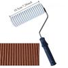 3D Textured Paint Roller for Wall Decoration Rubber Stamp Embossed Painting Tool Polyurethane Roller