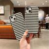 Diamond Argyle Checkered Geometric Tile Pattern Art Retro Vintage Film Aesthetic Protective Shockproof Bumper Case Cover For iPhone 14 15 16ProMaxPlus