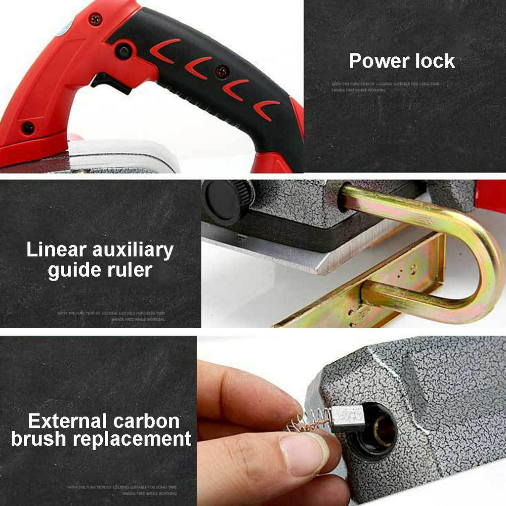 1800W/1600W/1200W Electric Planer Carpentry Tools Woodworking Household Multi-function Hand Plane Wood Cutting Planing Machine 220V