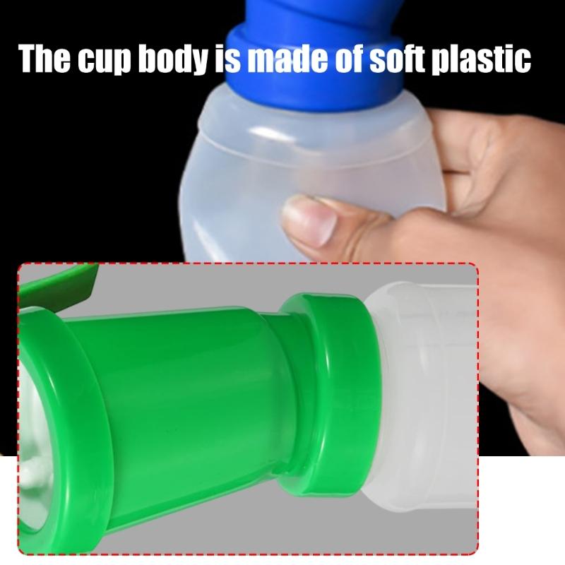 NonReflow Teat Dip Cups for Cow Sheep Goat Hygiene 300ml Ergonomic Dip Cup Nipple Cleaning