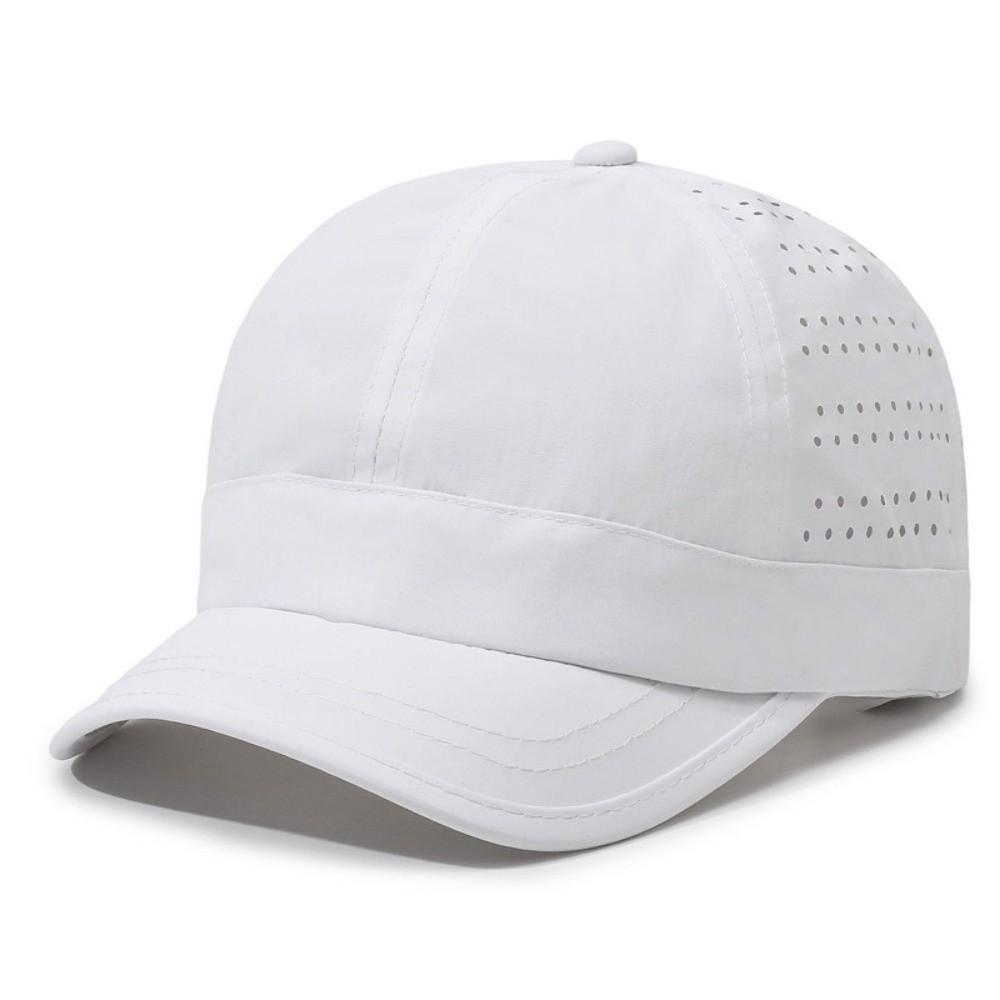 Casual Quick-drying Baseball Cap Breathable Short Brim Sun Protection Cap Solid Color Thin Truckers Hat