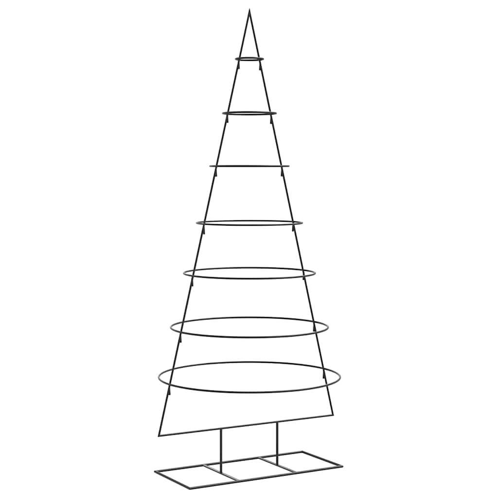 Vidaxl Metalowa Choinka Świąteczna, Do Dekoracji, Czarna, 180 Cm