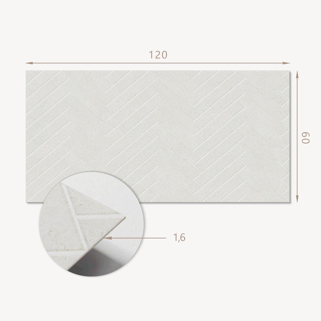 Panel Winylowy Samoprzylepny Z Nadrukiem Do Salonu 120X60 Cm Wzór W Jodełkę