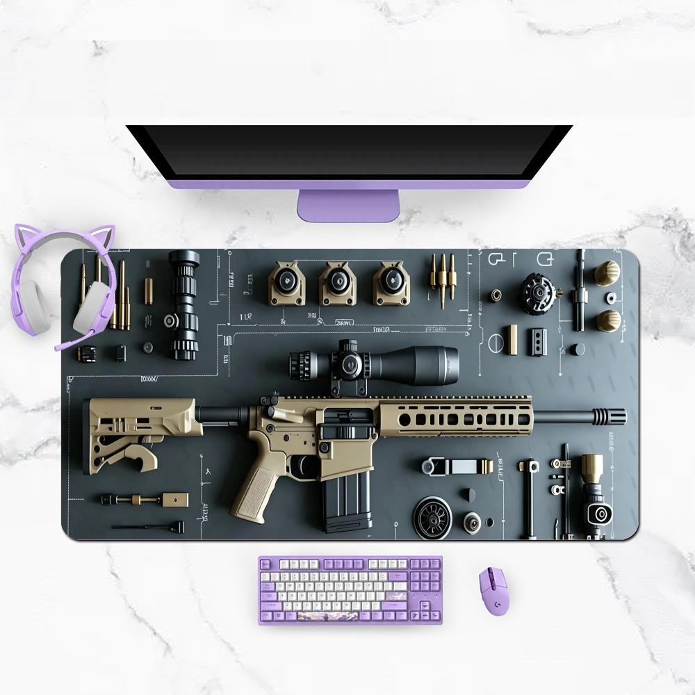 Taktisches Layout Spielmatte Mauspads für rutschfeste Gummi Spiele Spielkarten Pad Große Größe Tastaturpad Büro Schreibtisch