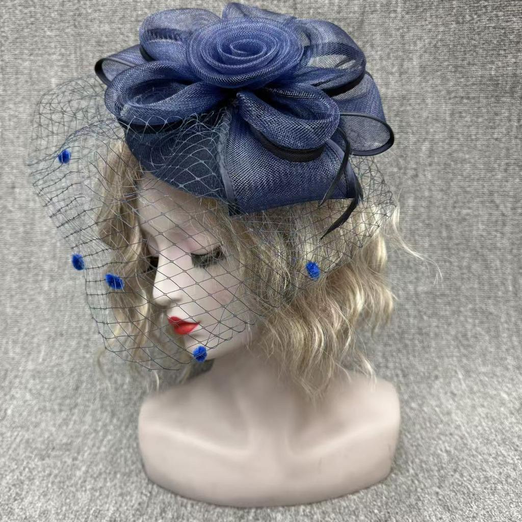 French bridal top hat shooting styling headgear European and American photo hat women's hair accessories top hat