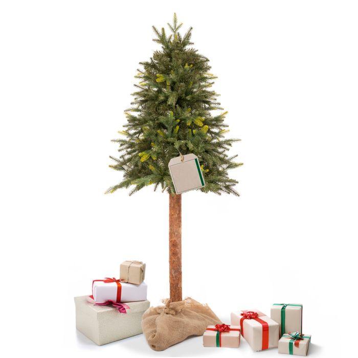 Sapin De Noël Artificiel – Épicéa Naturel Sur Tronc (220 Cm)