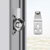 Sliding Door Window Double-sided Crescent Lock Insurance Buckle Window Lock Hardware Accessories