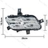 Front Bumper Daytime Running Drive Light Lamp Trim Cover Frame For Chery Jetour X70 X70S 2018 2019 2020 2025 Foglight Foglamp