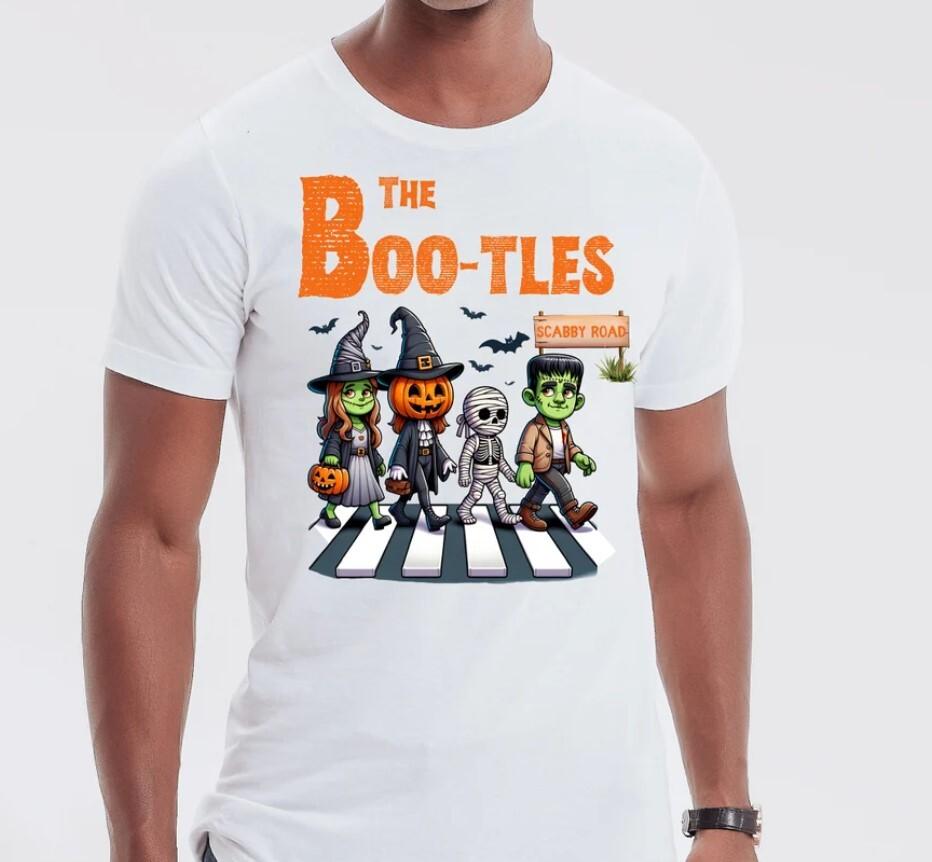 The Boo-tles Parody Halloween Shirt, Trick Or Treat Shirt, Funny Halloween Shirt Unisex T-Shirt S