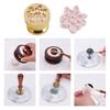 Seal Copper Head 3D Relief Sealing Wax Copper Head Classic Vintage DIY Manual Account Invitation Envelope for Gift Scrapbooking