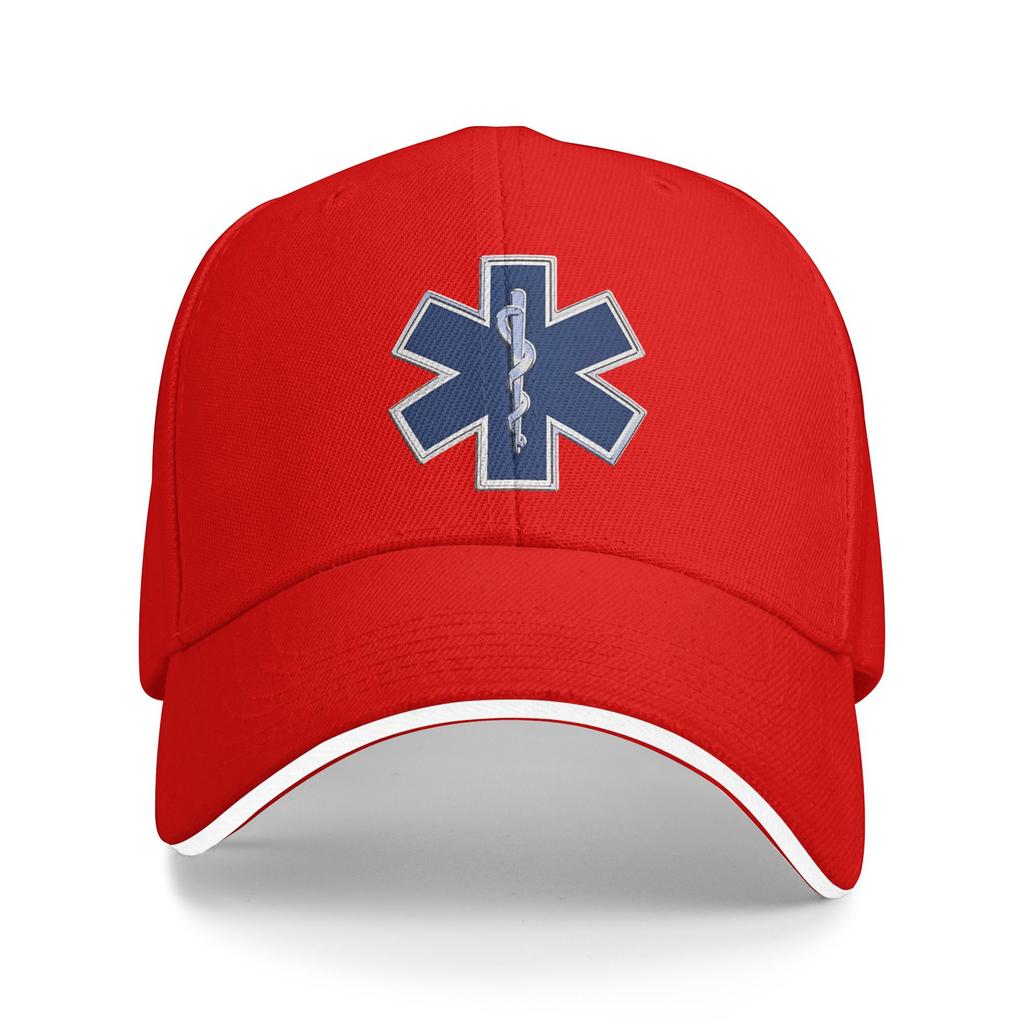 Paramedico Stella della Vita Cappellino da Baseball Casual Primavera Sanità Cappellino Trucker Dropshipping Cappellino Snapback Donna Uomo Cappellini da Baseball