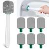 10Pcs Natural Pumice Stone Toilets Brush Long Handle Bathroom Cleaning Brush Rust Stain Removal Tile Sink Cleaner Stick Tools